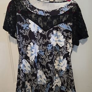 Floral Lace Women's Top